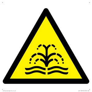 W516 Warning: fountain/water plume